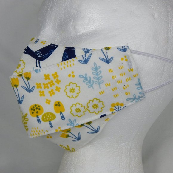 Beautiful Handmade Face Mask Girls 10-16 Yo. - Picture 2 of 6